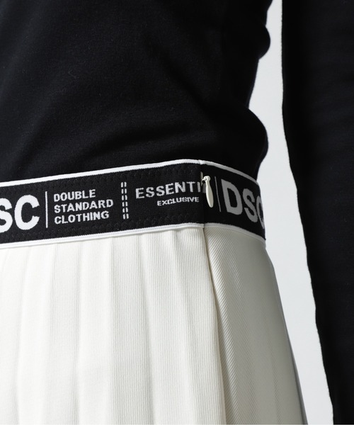 ESSENTIAL（エッセンシャル）の「ESSENTIAL/エッセンシャル/カマボコプリーツスカート（スカート・レディース・ホワイト系2/ブラック・36）」の10枚目の写真