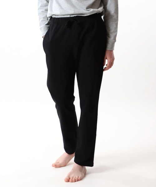 HANES（ヘインズ）の「【Hanes】ロングパンツ HM9-W101 ルームウェア　セットアップ対応  コットンパンツ（スウェットパンツ・レディース・ブラック/グレー・L/M）」の8枚目の写真