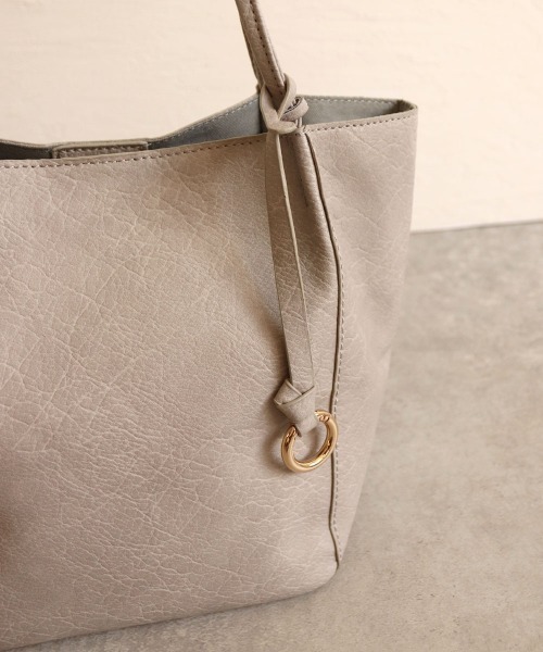 T・S・L（ティーエスエル）の「ロングハンドルトートバッグ（トートバッグ・レディース・ブラック/ブラウン/ボルドー/マスタード/グレイッシュベージュ・FREE）」の17枚目の写真