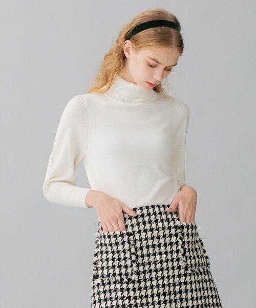 トッカ 22AW【洗える!】ANGELA プルオーバー ニット 長袖 XS TOCCA（トッカ）の「【洗える！】ANGELA プルオーバー（ニット