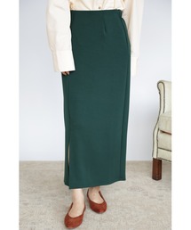 &. NOSTALGIA | 【ZOZO限定】スムースタッチスリットタイトロングスカート【2022AW新作】(スカート)