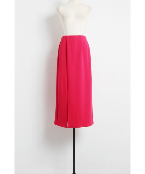 &. NOSTALGIA（アンドドットノスタルジア）の「【ZOZO限定】スムースタッチスリットタイトロングスカート（スカート・レディース・ブラック/パープル/ピンク/オレンジ/グリーン/グレイッシュベージュ/テラコッタ・FREE）」の17枚目の写真