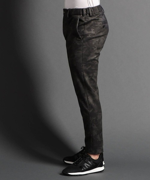 MONSIEUR NICOLE（ムッシュニコル）の「ダウンファブリック セットアップパンツ（その他パンツ・メンズ・チャコールグレー/グレイッシュブルー・SMALL/MEDIUM/LARGE/X-LARGE）」の3枚目の写真