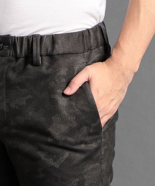 MONSIEUR NICOLE（ムッシュニコル）の「ダウンファブリック セットアップパンツ（その他パンツ・メンズ・チャコールグレー/グレイッシュブルー・SMALL/MEDIUM/LARGE/X-LARGE）」の5枚目の写真