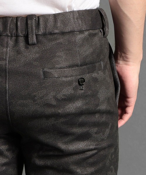 MONSIEUR NICOLE（ムッシュニコル）の「ダウンファブリック セットアップパンツ（その他パンツ・メンズ・チャコールグレー/グレイッシュブルー・SMALL/MEDIUM/LARGE/X-LARGE）」の8枚目の写真