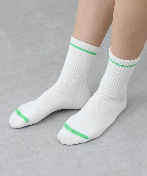 COLONY 2139（コロニートゥーワンスリーナイン）の「縦ロゴソックス（ソックス/靴下・レディース・ホワイト/ブラック・23）」の8枚目の写真