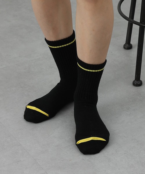 COLONY 2139（コロニートゥーワンスリーナイン）の「縦ロゴソックス（ソックス/靴下・レディース・ホワイト/ブラック・23）」の12枚目の写真