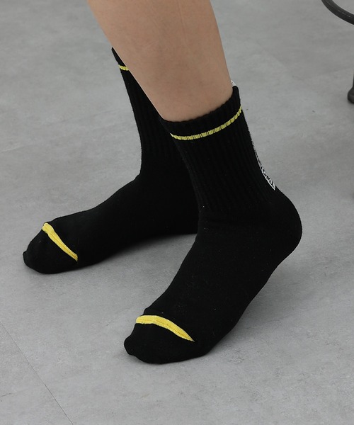 COLONY 2139（コロニートゥーワンスリーナイン）の「縦ロゴソックス（ソックス/靴下・レディース・ホワイト/ブラック・23）」の13枚目の写真