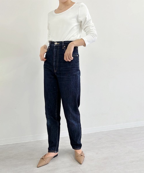 Doux Belle(ドゥーベル)の「裏起毛カットソー バックVネック(Tシャツ/カットソー・レディース・ライトグレー/ホワイト/ベージュ/ネイビー/ブラック・MEDIUM/LARGE)」の16枚目の写真