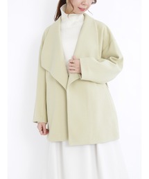 Te chichi | ニードルパンチミドル羽織りコート(その他アウター)