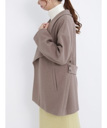 ニードルパンチミドル羽織りコート