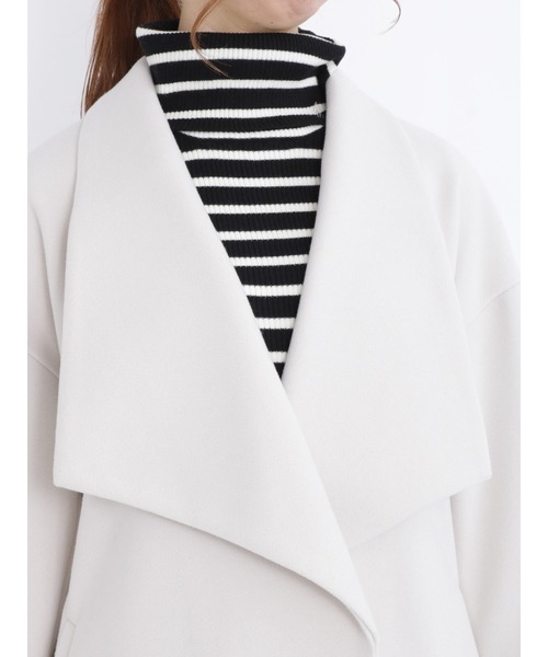 Te chichi（テチチ）の「ニードルパンチミドル羽織りコート（その他アウター・レディース・モカ/イエロー/グレー・ﾌﾘ-）」の12枚目の写真