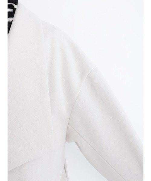 Te chichi（テチチ）の「ニードルパンチミドル羽織りコート（その他アウター・レディース・モカ/イエロー/グレー・ﾌﾘ-）」の13枚目の写真