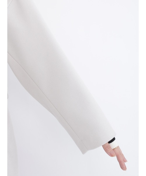 Te chichi（テチチ）の「ニードルパンチミドル羽織りコート（その他アウター・レディース・モカ/イエロー/グレー・ﾌﾘ-）」の14枚目の写真