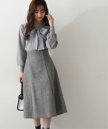 PROPORTION BODY DRESSING | ラメツイードフレアスカート / 1212220024(スカート)
