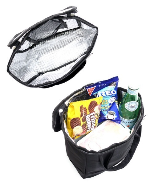 DONOBAN（ドノバン）の「保冷ソフト素材ランチボックス（ハンドバッグ・レディース・ベージュ/ブラック/ブルー・F）」の11枚目の写真