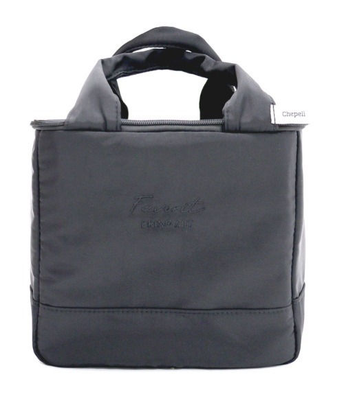 DONOBAN（ドノバン）の「保冷ソフト素材ランチボックス（ハンドバッグ・レディース・ベージュ/ブラック/ブルー・F）」の9枚目の写真