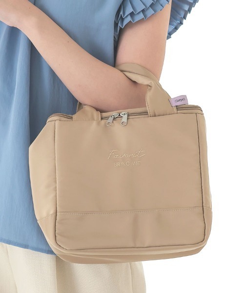 DONOBAN（ドノバン）の「保冷ソフト素材ランチボックス（ハンドバッグ・レディース・ベージュ/ブラック/ブルー・F）」の22枚目の写真