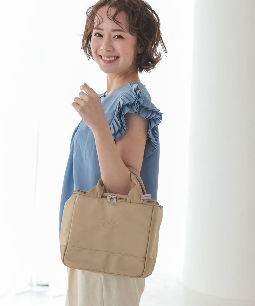 DONOBAN（ドノバン）の「保冷ソフト素材ランチボックス（ハンドバッグ・レディース・ベージュ/ブラック/ブルー・F）」の21枚目の写真