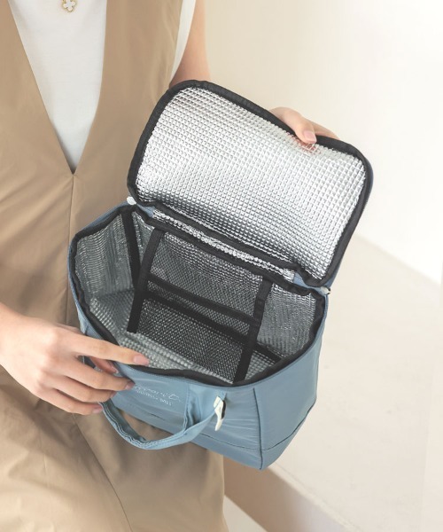 DONOBAN（ドノバン）の「保冷ソフト素材ランチボックス（ハンドバッグ・レディース・ベージュ/ブラック/ブルー・F）」の18枚目の写真