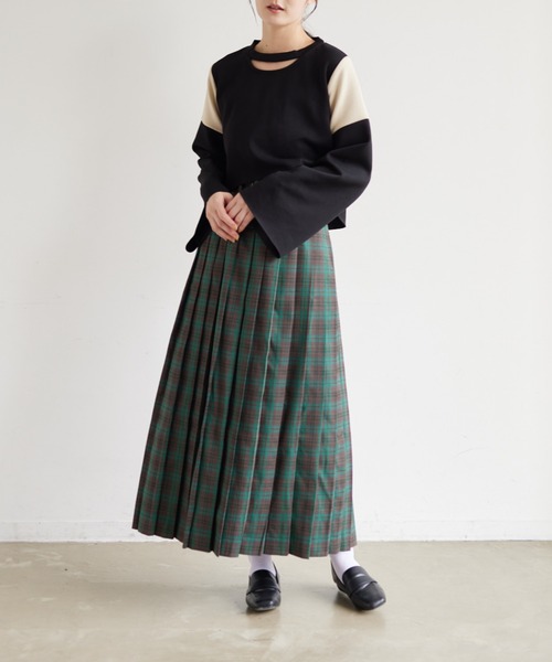 idem（イデム）の「lady jersey pullover/ジャージーショートプルオーバー（Tシャツ/カットソー・レディース・ブラック/マスタード・FREE）」の7枚目の写真