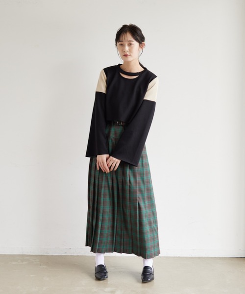 idem（イデム）の「lady jersey pullover/ジャージーショートプルオーバー（Tシャツ/カットソー・レディース・ブラック/マスタード・FREE）」の11枚目の写真