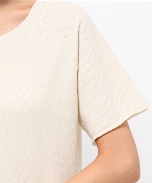 CIAOPANIC（チャオパニック）の「【Ciaopanic】　ガーゼ裏毛（Tシャツ/カットソー・レディース・ホワイト/グレー・FREE）」の7枚目の写真