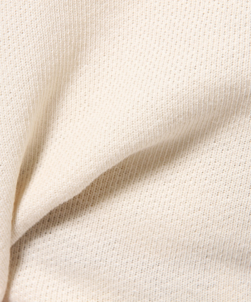 CIAOPANIC（チャオパニック）の「【Ciaopanic】　ガーゼ裏毛（Tシャツ/カットソー・レディース・ホワイト/グレー・FREE）」の9枚目の写真