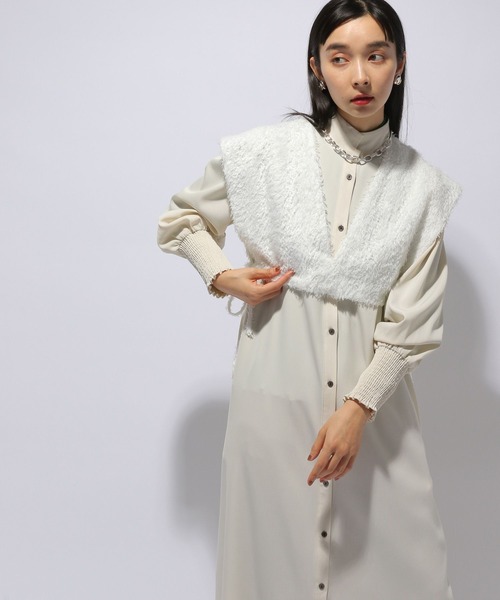 HARE（ハレ）の「2Pイソザイベストワンピース(HARE)（ワンピース  