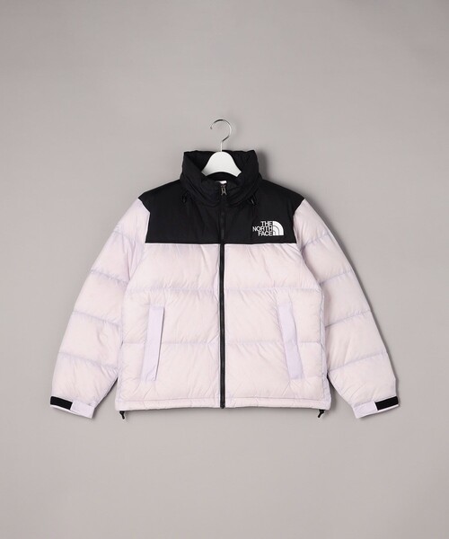 FREAK'S STORE(フリークスストア)の「THE NORTH FACE/ザ・ノースフェイス Short Nuptse Jacket/ショートヌプシジャケット(ダウンジャケット/コート・レディース・ラベンダー/ブラック・LARGE/MEDIUM/SMALL)」の4枚目の写真