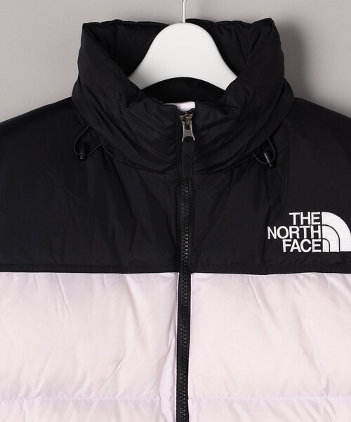 FREAK'S STORE(フリークスストア)の「THE NORTH FACE/ザ・ノースフェイス Short Nuptse Jacket/ショートヌプシジャケット(ダウンジャケット/コート・レディース・ラベンダー/ブラック・LARGE/MEDIUM/SMALL)」の5枚目の写真