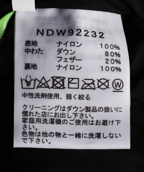 FREAK'S STORE(フリークスストア)の「THE NORTH FACE/ザ・ノースフェイス Short Nuptse Jacket/ショートヌプシジャケット(ダウンジャケット/コート・レディース・ラベンダー/ブラック・LARGE/MEDIUM/SMALL)」の11枚目の写真