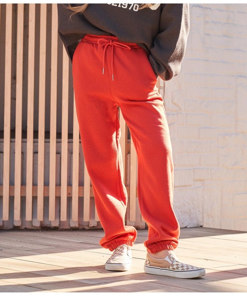 anap mimpi（アナップミンピ）の「裏起毛スウェットジョガーパンツ【セットアップ可能】（スウェットパンツ・レディース・ネイビー/グリーン/レッド/キャメル・FREE）」の4枚目の写真