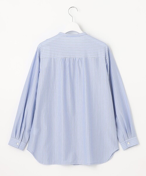 J.PRESS Ladies(J.プレス レディス)の「ストライプジャージー バンドカラー カットソー(Tシャツ/カットソー・レディース・ホワイト系1/サックスブルー系1/ピンク系1・SMALL)」の11枚目の写真