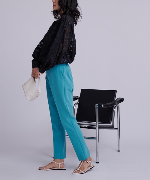 UR'S（ユアーズ）の「クロスデザインストラップフラットサンダル（サンダル・レディース・ブラック/アイボリー/グリーン系その他・S/M/L/LL）」の7枚目の写真