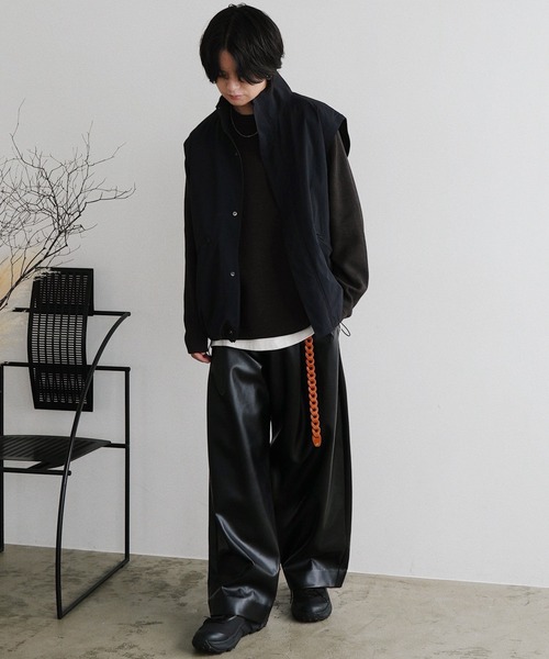 LIDNM トラックジャケット WYM LIDNM ブルゾン アウター MINIMAL 2WAY TRACK ZIP BLOUSON