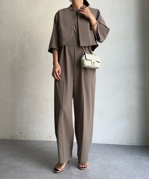 DouDou（ドゥドゥ）の「【WEB限定】ジャケット付コンビネゾン（つなぎ