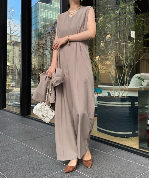 DouDou（ドゥドゥ）の「【WEB限定】ジャケット付コンビネゾン（つなぎ