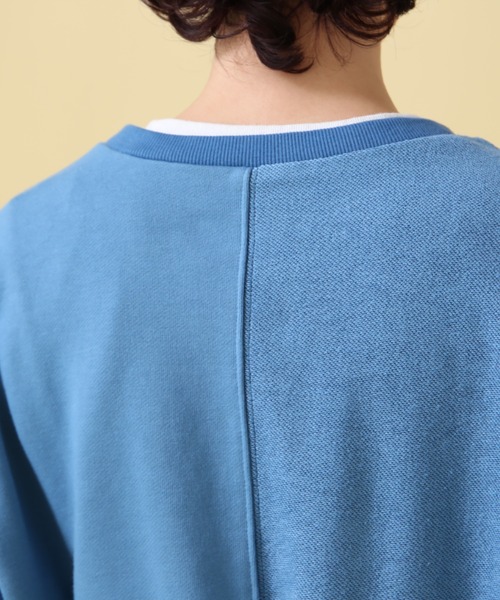 AVIREX（アヴィレックス）の「《WEB&DEPOT限定》SWITCHING PULL OVER/ スウィッチングプルオーバー（スウェット・レディース・チャコールグレー/ブルー・FREE）」の12枚目の写真