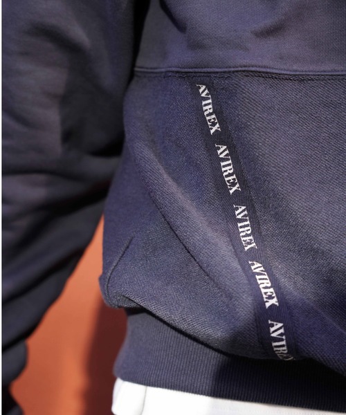 AVIREX（アヴィレックス）の「《WEB&DEPOT限定》SWITCHING PULL OVER/ スウィッチングプルオーバー（スウェット・レディース・チャコールグレー/ブルー・FREE）」の19枚目の写真