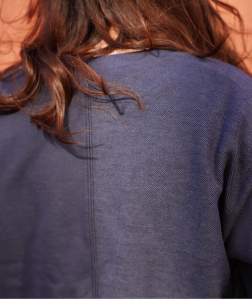 AVIREX（アヴィレックス）の「《WEB&DEPOT限定》SWITCHING PULL OVER/ スウィッチングプルオーバー（スウェット・レディース・チャコールグレー/ブルー・FREE）」の20枚目の写真