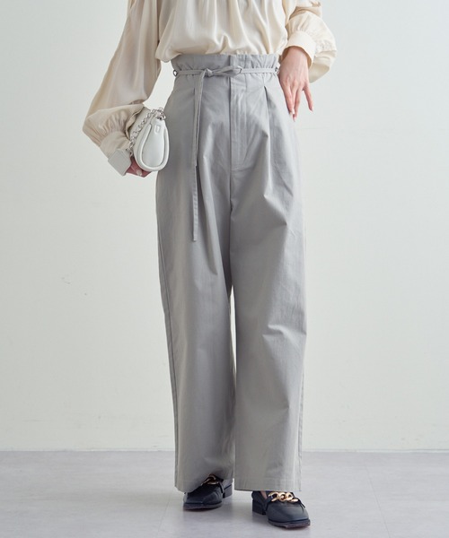 mline（エムライン）の「【サイズ展開あり】[mline]ハイウエストベルトパンツ（その他パンツ・レディース・ブラック/ベージュ/カーキ・1/2）」の13枚目の写真