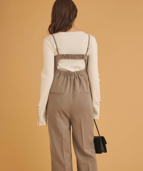 Edit Sheen(エディットシーン)の「ボートネックゴールドボタンデザインニット(ニット/セーター・レディース・ホワイト/ブラック/ネイビー/オレンジ/キャメル・M)」の19枚目の写真