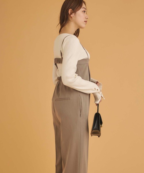 Edit Sheen(エディットシーン)の「ボートネックゴールドボタンデザインニット(ニット/セーター・レディース・ホワイト/ブラック/ネイビー/オレンジ/キャメル・M)」の20枚目の写真