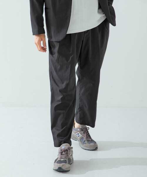 URBAN RESEARCH ROSSO MEN(アーバンリサーチロッソメン)の「『セットアップ対応』『XLサイズあり』丸井織物2タックワイドパンツ(その他パンツ・メンズ・ブラック/ネイビー・MEDIUM/X-LARGE/LARGE)」の3枚目の写真