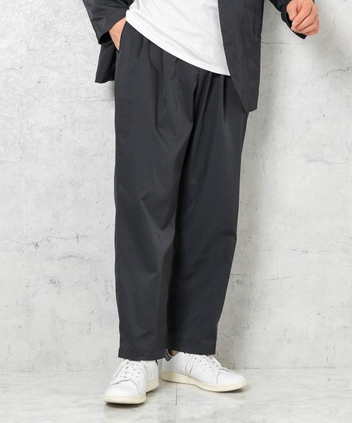URBAN RESEARCH ROSSO MEN(アーバンリサーチロッソメン)の「『セットアップ対応』『XLサイズあり』丸井織物2タックワイドパンツ(その他パンツ・メンズ・ブラック/ネイビー・MEDIUM/X-LARGE/LARGE)」の10枚目の写真