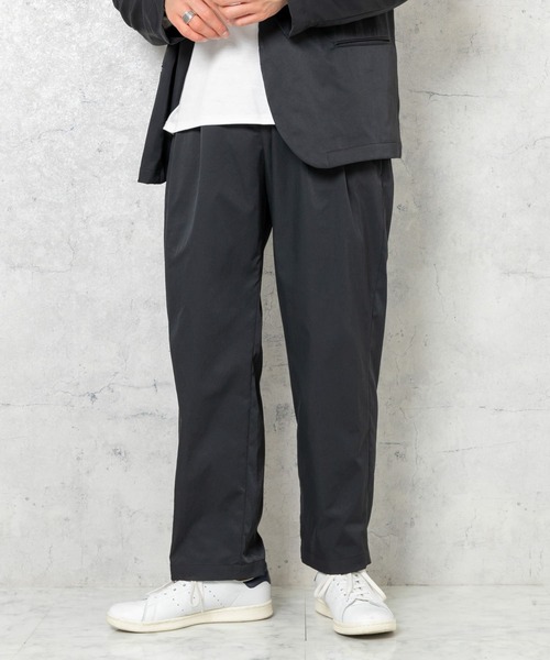 URBAN RESEARCH ROSSO MEN(アーバンリサーチロッソメン)の「『セットアップ対応』『XLサイズあり』丸井織物2タックワイドパンツ(その他パンツ・メンズ・ブラック/ネイビー・MEDIUM/X-LARGE/LARGE)」の12枚目の写真