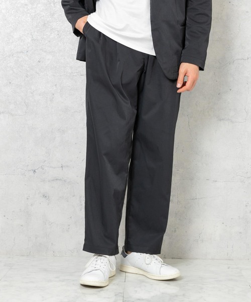 URBAN RESEARCH ROSSO MEN(アーバンリサーチロッソメン)の「『セットアップ対応』『XLサイズあり』丸井織物2タックワイドパンツ(その他パンツ・メンズ・ブラック/ネイビー・MEDIUM/X-LARGE/LARGE)」の13枚目の写真