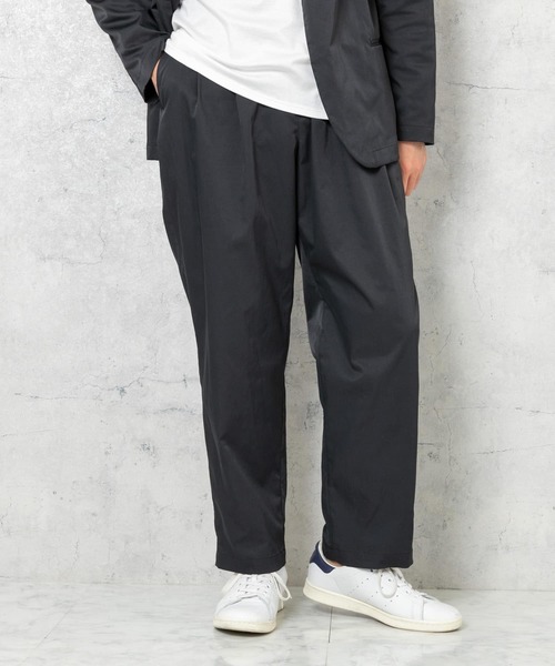 URBAN RESEARCH ROSSO MEN(アーバンリサーチロッソメン)の「『セットアップ対応』『XLサイズあり』丸井織物2タックワイドパンツ(その他パンツ・メンズ・ブラック/ネイビー・MEDIUM/X-LARGE/LARGE)」の15枚目の写真