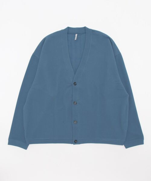 VIBGYOR(ヴィブジョー)の「ふくれジャガード ポケ付Vカーデ L/S ドライタッチ(カーディガン/ボレロ・メンズ・グレー/ブラック/グリーン系その他2・MEDIUM/LARGE)」の1枚目の写真